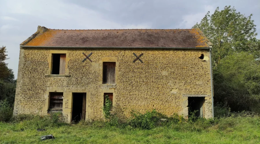 Photo de la façade avant les travaux de réhabilitation